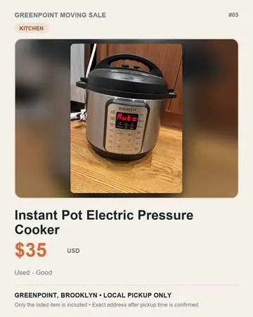 Instant Pot Electric Pressure Cooker