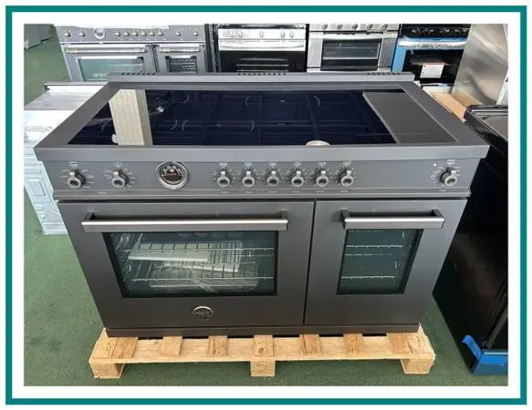 Bertazzoni Professional Series 48 In. Induction Range- Black Carbonio