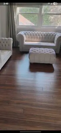loveseat and ottoman gray color