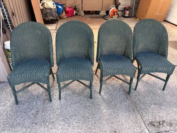 Wicker Chairs (4)