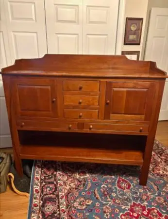D.R. Dimes Cherry Wood Sideboard Buffet