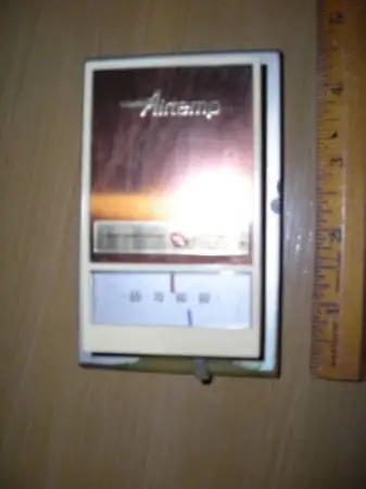 AC/Heat - Chrysler Wall Thermostat Control Box- 1970s