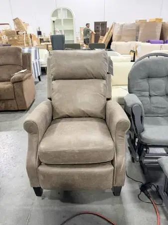 Hooker Furniture Hurley Genuine Leather Power Recliner Power Headrest