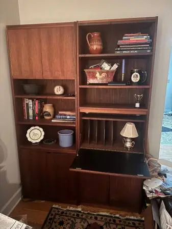 Mid-Century Vintage Scandinavian Design Bookcase