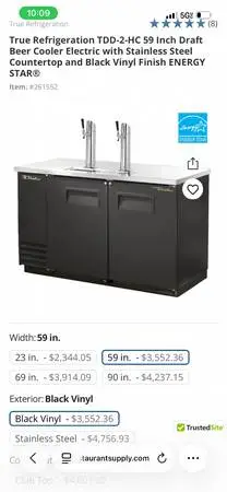 Kegerator (True Refrigeration)