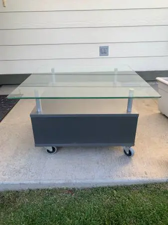 Ikea glass-top Table