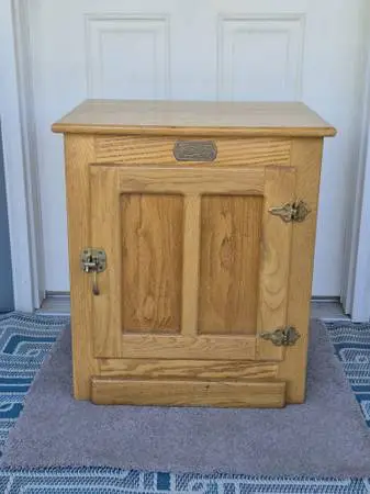 White Clad End Table / Night Stand