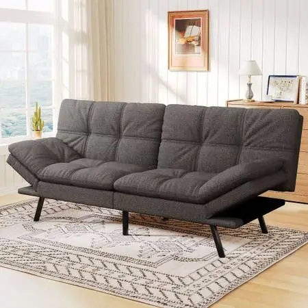 Foldout/convertible futon sofa bed
