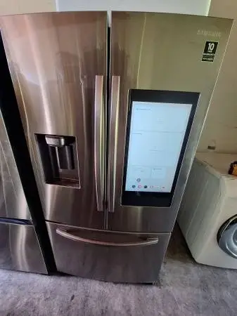 Table samsung stainless steel refrigerator
