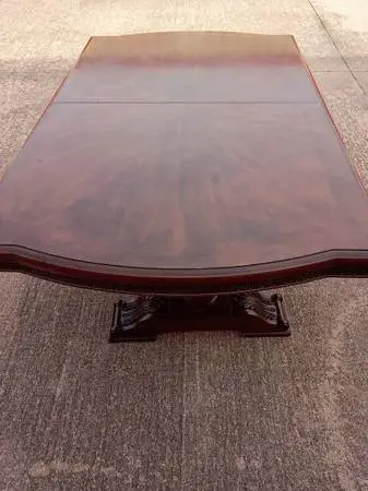 North shore double pedestal table