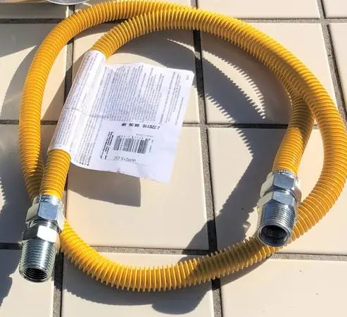 Gas line - New- Gas Dryer - Water Heater - Gas Stove - New