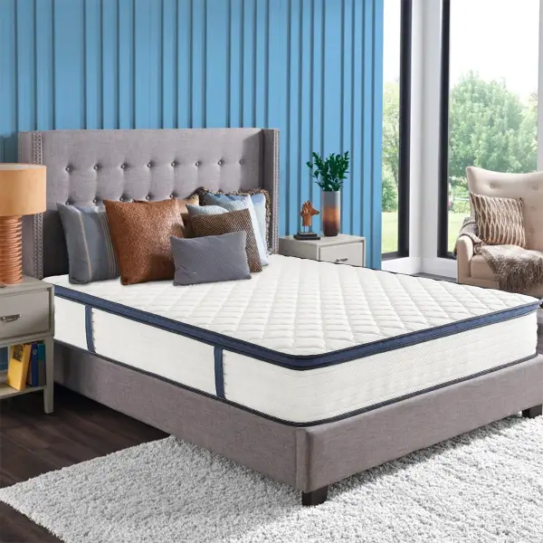 12 Inch Queen Hybrid Mattress, Gel Memory Foam and Pocket Spring Mattress in a Box, Medium Firm