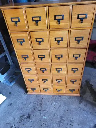 Apothecary Drawer cabinet