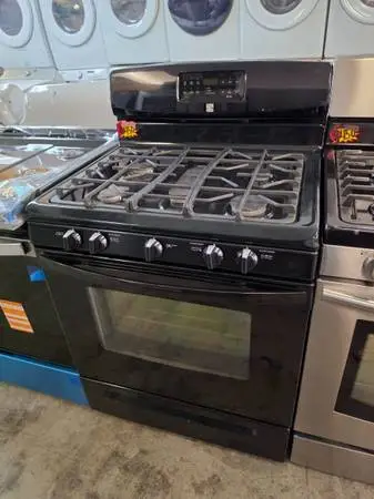 Black Kenmore 5 burner Gas stove