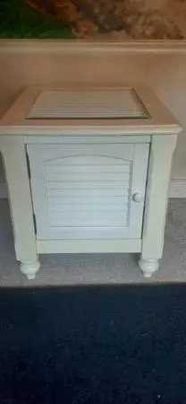 Cabinet,chair and mirrors