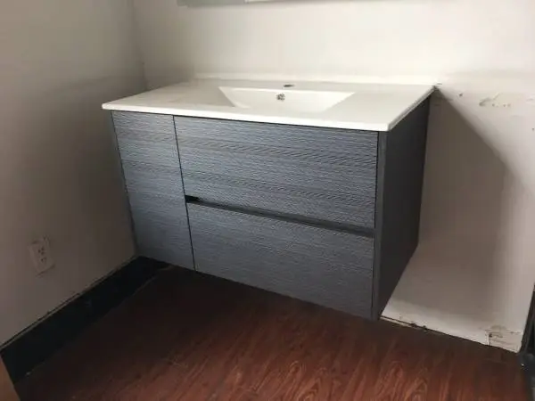 36 FLOATING bathroom vanity