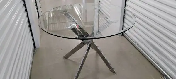 Round Glass Table