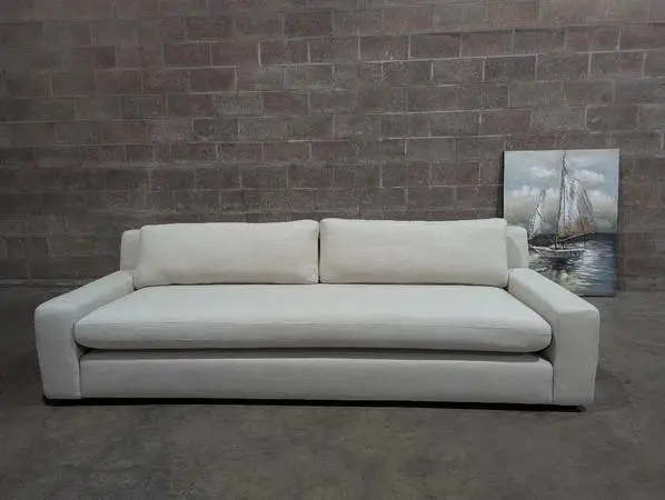 Crate & Barrel Linen Sofa DELIVERY IS AVAILABLE
