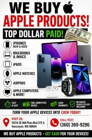 🍎 We Buy Apple Products — Top Dollar Paid! Cash In Your Hands Now 🍎