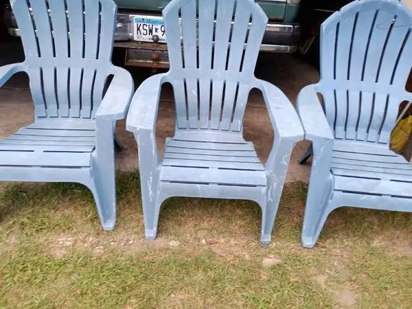 house and lawn chairs