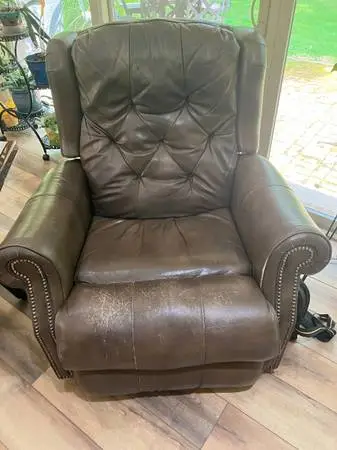 Leather Power Recliner