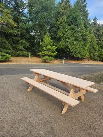 Picnic tables