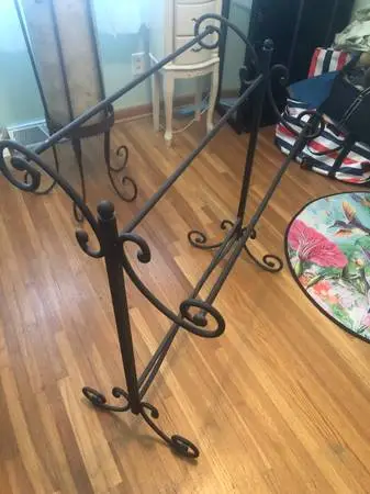 Wrought Iron Quilt Rack