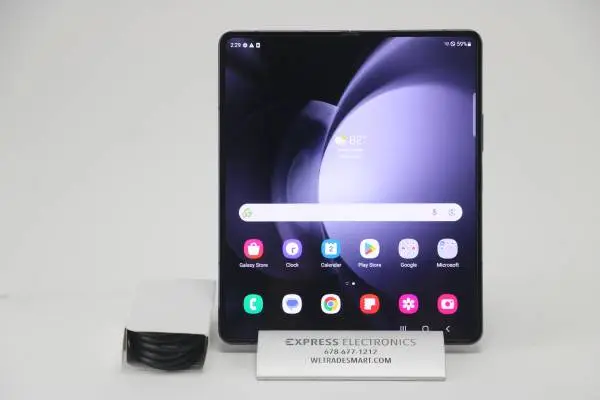FACTORY UNLOCKED Samsung Galaxy Z Fold5 512GB Black *EXCELLENT w/Cable