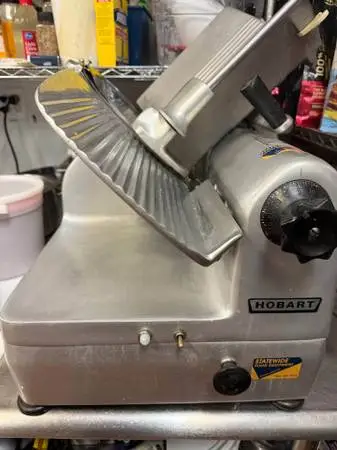 Hobart deli meat slicer commercial restaurant kitchen equipment