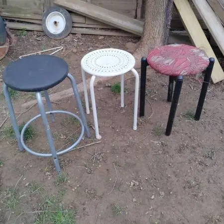 Stools, 3 small stools, $3 each