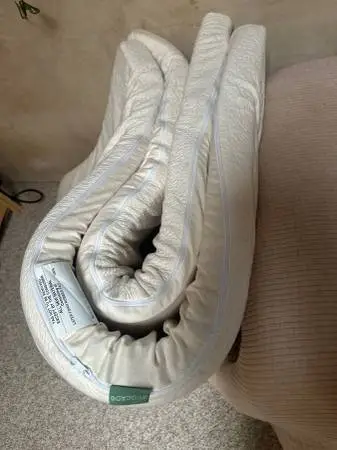 Avocado Organic Latex king-size mattress topper, used once