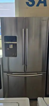 SAMSUNG STAINLESS STEEL FRENCH DOORS REFRIGERATOR WARRANTY N DELIVERY
