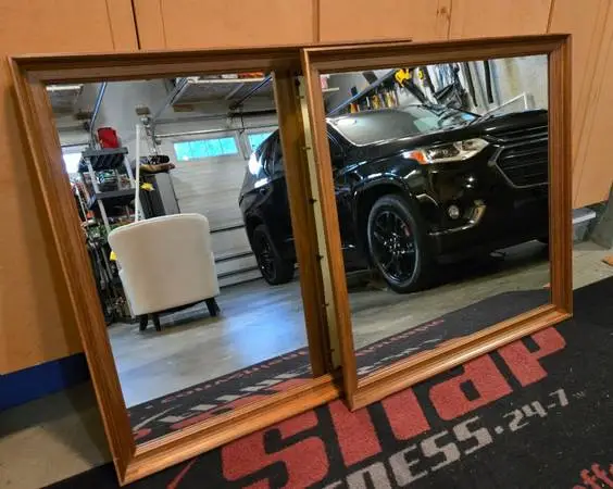Two Large Matching Wall Mirrors