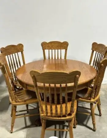 6 chair dining room table