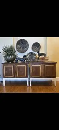 Vintage MCM Side Tables Broyhill Premier Nightstands