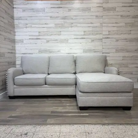 2pc Gray Sectional Couch- delivery available