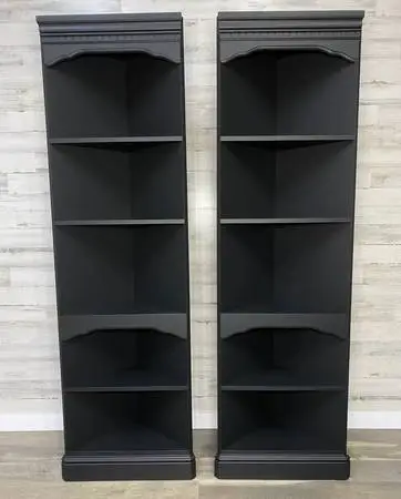 Set Of 2 Corner Bookshelves *delivery available*