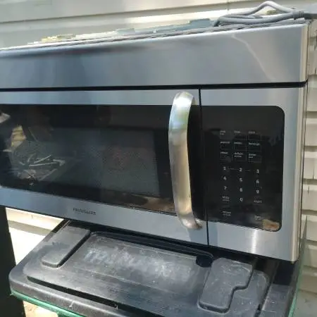 Frigidaire large microwave, under counter mounted, works great, $40