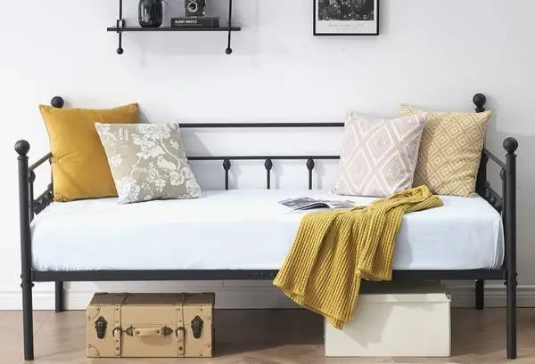 New, Unused Metal Daybed with New Twin Mattress
