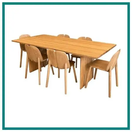 Bolia Alp Dining Table + Matiazzi Osso Dining Chairs, Set Of Six