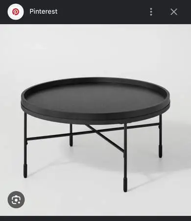 Black coffee table Hearth & Hand with Magnolia