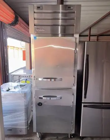 True Commercial Stainless Steel Refrigerator And Freezer