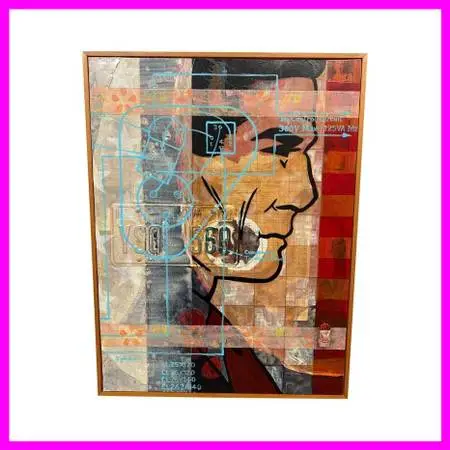 Marc Bosworth Final Phase Mixed Media Artwork