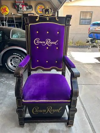 Crown royal throne chair
