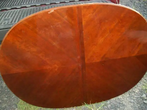 wooden tables