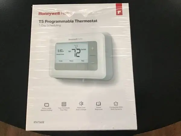 New Honeywell Programmable Thermostat