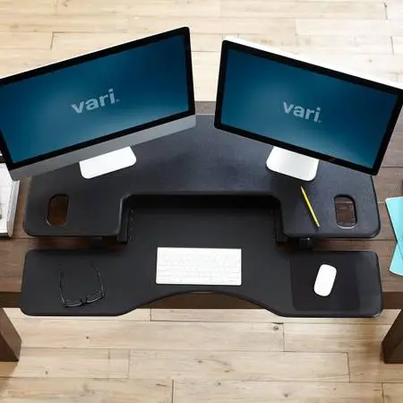 VariDesk Pro Plus 48 by Vari - Black Two-Tier Standing Desk Converter