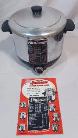 Vintage Sunbeam CF Cooker / Deep Fryer