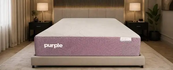 Purple RestorePlus Soft, Queen – Like New, Perfect Condition