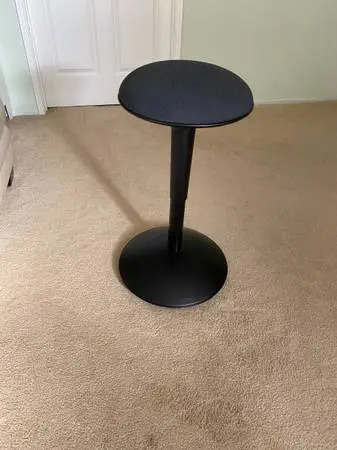 IKEA NILSERIK Adjustable Height Standing Support Stool Gray 20-28